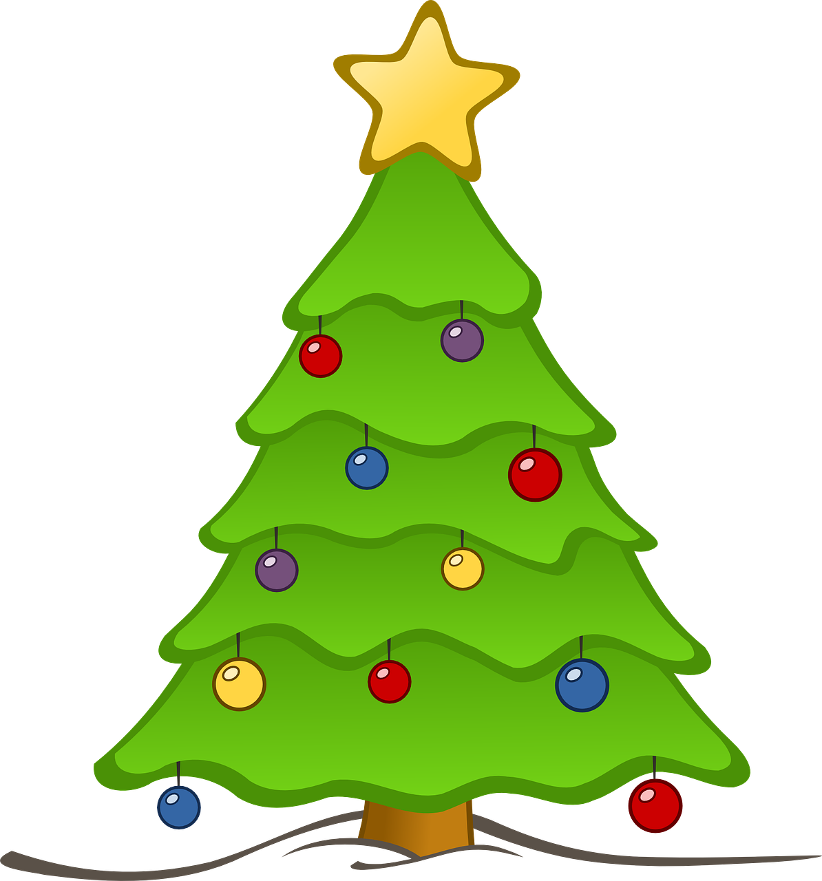 christmas tree pixabay Clker Free Vector Images 1280px